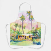 Tablier Le gîte de Kauai jaune (Recto)