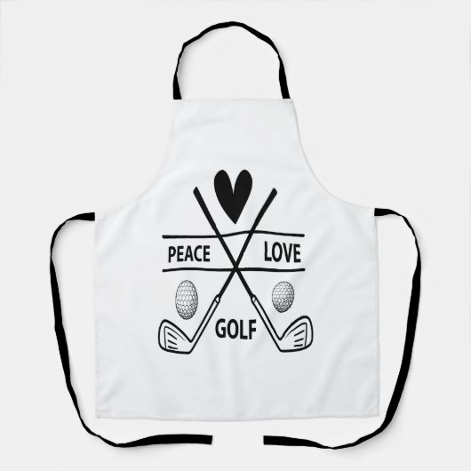 TABLIER LE GOLF D'AMOUR DE PAIX (Recto)