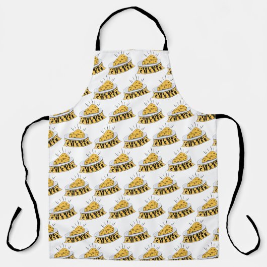 Tablier Le grand fromage motif jaune (Recto)