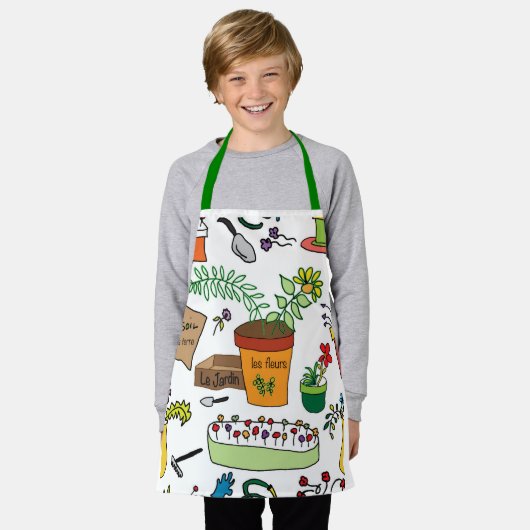 Tablier Le Jardin (Porté)