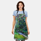 Tablier Le Jardin de l'Asile à Saint-Rémy, Van Gogh (Porté)