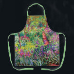 Tablier Le jardin d'Iris par Claude Monet<br><div class="desc">Le jardin d'Iris par Claude Monet.
Visitez mon magasin pour un design plus intéressant et plus de choix de couleurs => zazzle.com/colorfulworld*</div>