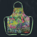 Tablier Le jardin d'Iris par Claude Monet<br><div class="desc">Le jardin d'Iris par Claude Monet.
Visitez mon magasin pour un design plus intéressant et plus de choix de couleurs => zazzle.com/colorfulworld*</div>