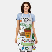 Tablier Le Jardin (The Garden) Apron (Porté)
