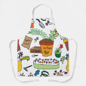 Tablier Le Jardin (The Garden) Apron (Recto)