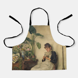 Tablier Le jeune fleuriste (par Carl Zewy)