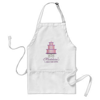 Tablier Le joli gâteau sur la coutume de support font le