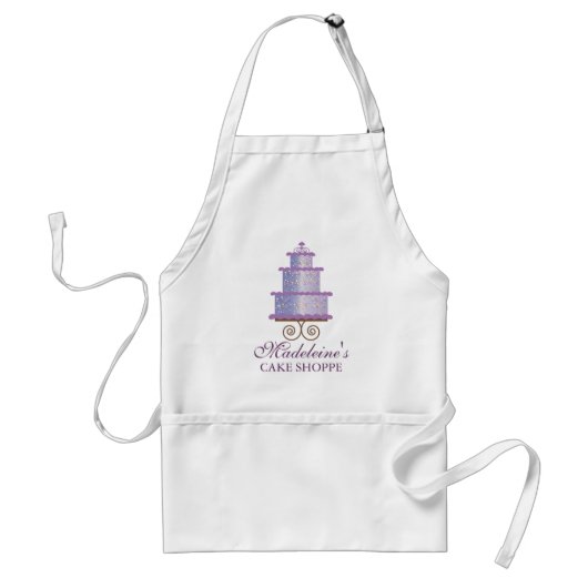 Tablier Le joli gâteau sur la coutume de support font le (Devant)