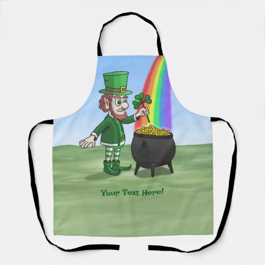 Tablier Le Leprechaun et le Trèfle (Recto)
