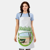 Tablier Le logo de Barbados Travel (Porté)