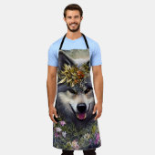 Tablier Le loup dans les bois (Porté)