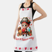 Tablier Le magnifique pirate de la Saint Valentin (Insitu)