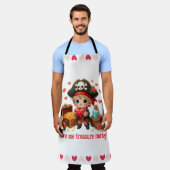 Tablier Le magnifique pirate de la Saint Valentin (Porté)