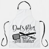Tablier Le maître du grill (Recto)