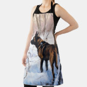 Tablier Le Malinois Belge Laisser Neige Noël (Insitu)