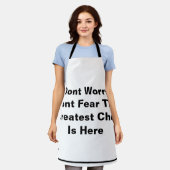 Tablier Le meilleur chef (Porté)