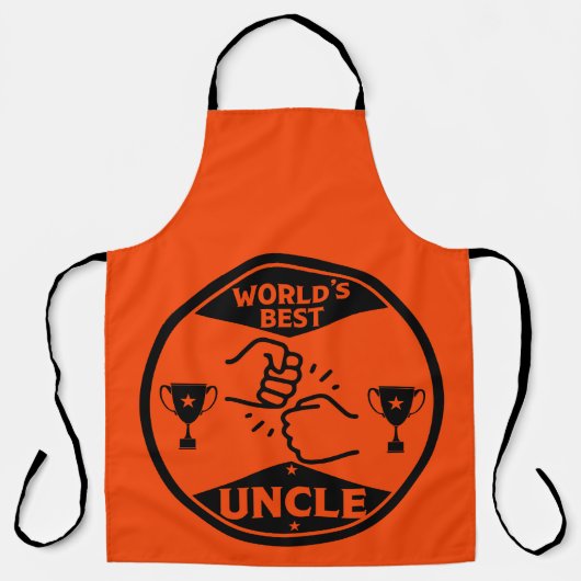 Tablier Le meilleur oncle du monde (Recto)