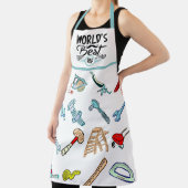 Tablier "Le meilleur papa du monde" dit do-it-yourself'Ent (Insitu)