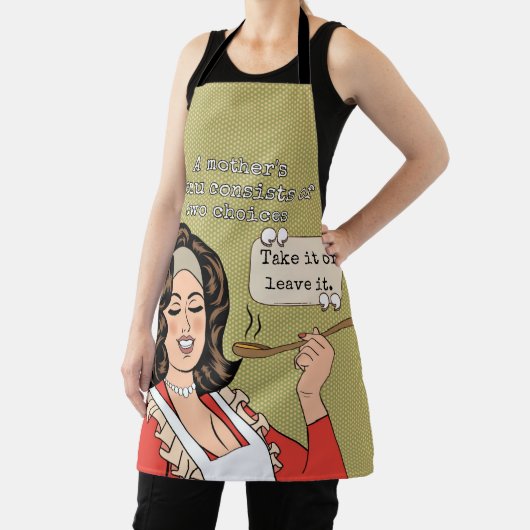 Tablier Le menu mère se compose de deux choix (Insitu)