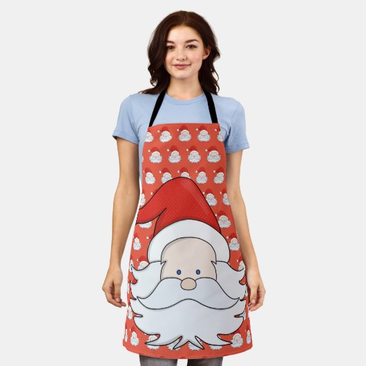 Tablier Le mignon Père Noël (Porté)