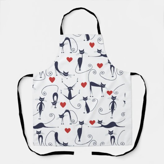Tablier Le monde de l'amour des chats (Recto)