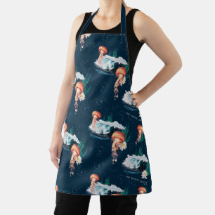 Tablier Le Motif de la méduse blanche Lotus Ocean