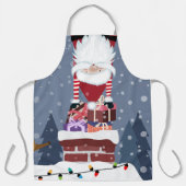 Tablier Le nome de Noël à la Chimney (Recto)