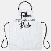 Tablier Le père de la mariée Dîner Mariage amusant (Recto)