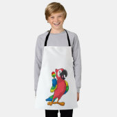 Tablier Le perroquet à la musique avec Maracas (Porté)
