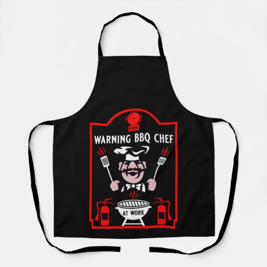 Tablier Le pire barbecue cuisinier au monde (Recto)