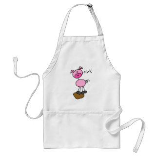 Tablier Le porc indique krouik-krouik le T-shirts et les