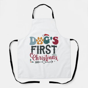 Tablier Le premier Noël du chien