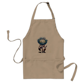 Tablier Le protea bleu, fleurissent l'illustration
