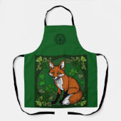 Tablier Le renard et les Shamrocks (Recto)