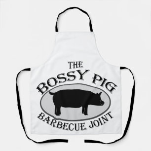 Tablier Le restaurant barbecue The Bossy Pig