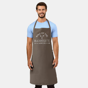 Tablier Le Roi Du Barbeque Papa Cadeau Nom personnalisé