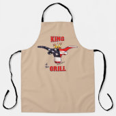 Tablier Le Roi Du Gril, Longhorn Steer Apron (Recto)