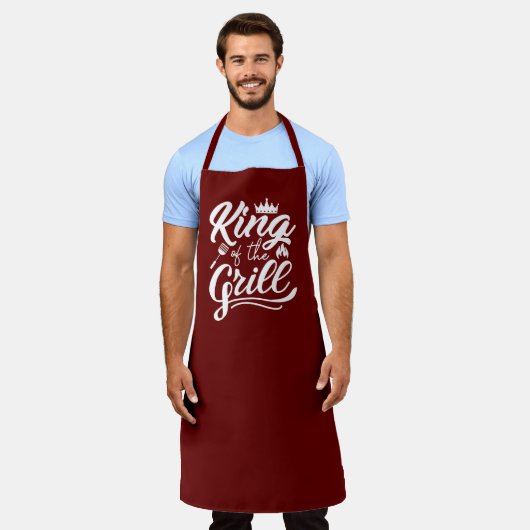 Tablier Le Roi Du Grill Apron (Porté)