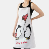 Tablier Le rubis Penguin 40ème ou tout autre anniversaire  (Insitu)