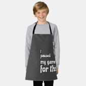 Tablier Le sacrifice de Gamer : 'J'ai mis ma partie en pau (Porté)