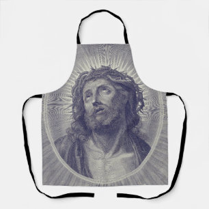 Tablier Le Saint Visage de Jésus avec Couronne d'Épines Ar