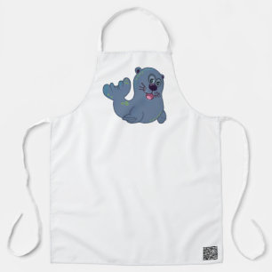 Tablier Le Sceau de Tissu Chez Zazzle Mascotte Logo Caract