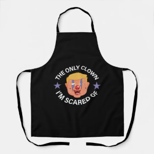 Tablier Le seul clown dont j'ai peur, Halloween anti-Trump