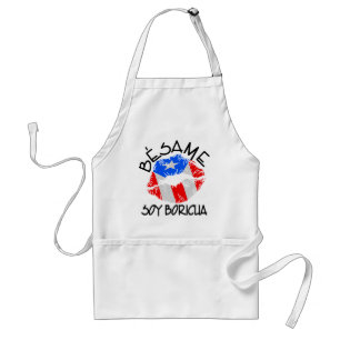 Tablier Le soja Boricua de Besame m'embrassent que je suis