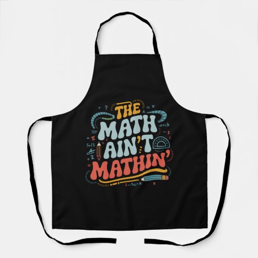 Tablier Le spectacle mathématique n'est pas mathématique M (Recto)