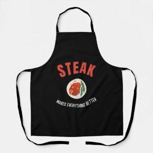 Tablier Le steak rend tout mieux