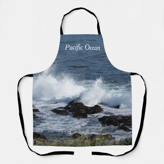 Tablier Le surf de l'océan Pacifique (Recto)