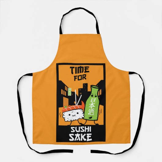 Tablier Le Sushi Et Le Sake (Recto)