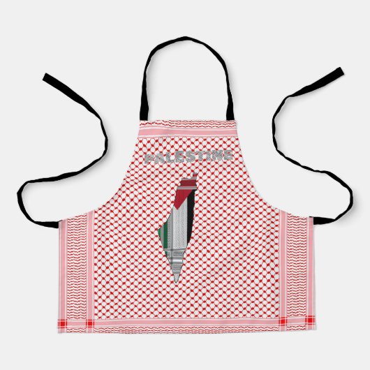 Tablier Le taberon palestinien de Shemagh - Keffiyeh Apron (Recto)