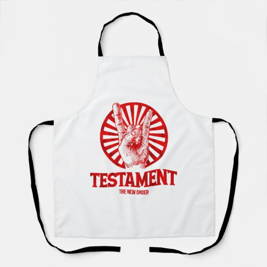 Tablier Le Testament du Nouvel Ordre (Recto)